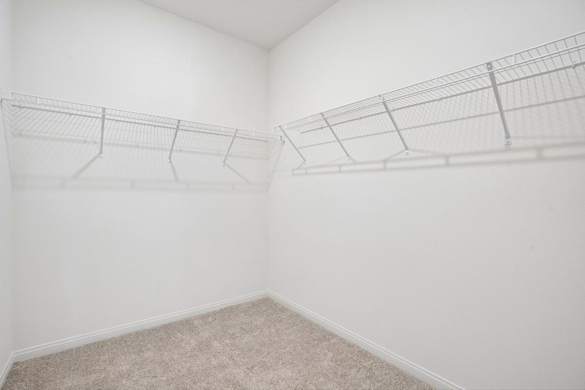 Primary walk-in closet