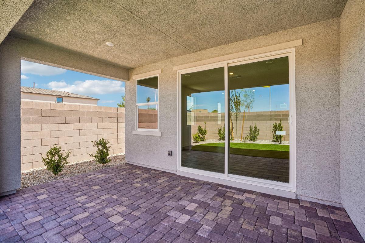 Covered patio