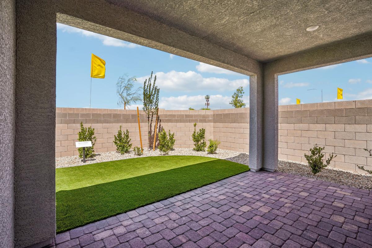 Covered patio