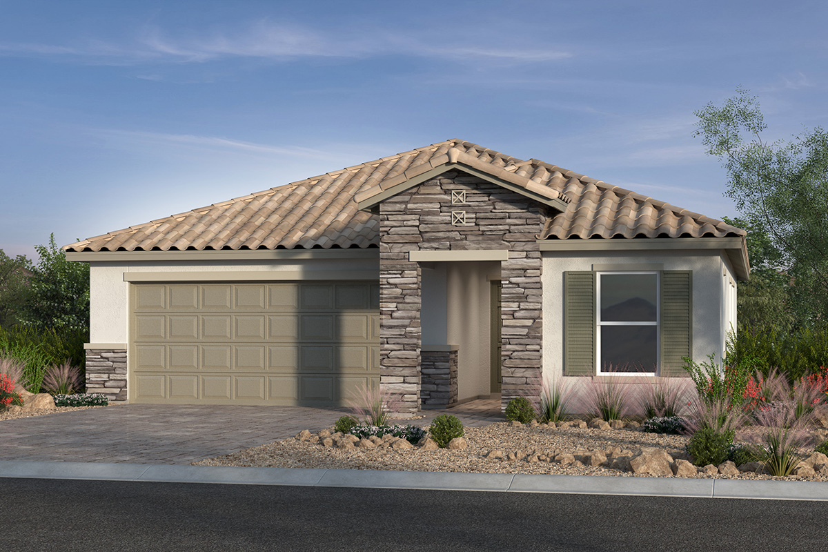 Plan 1644 Elevation B Optional Stone