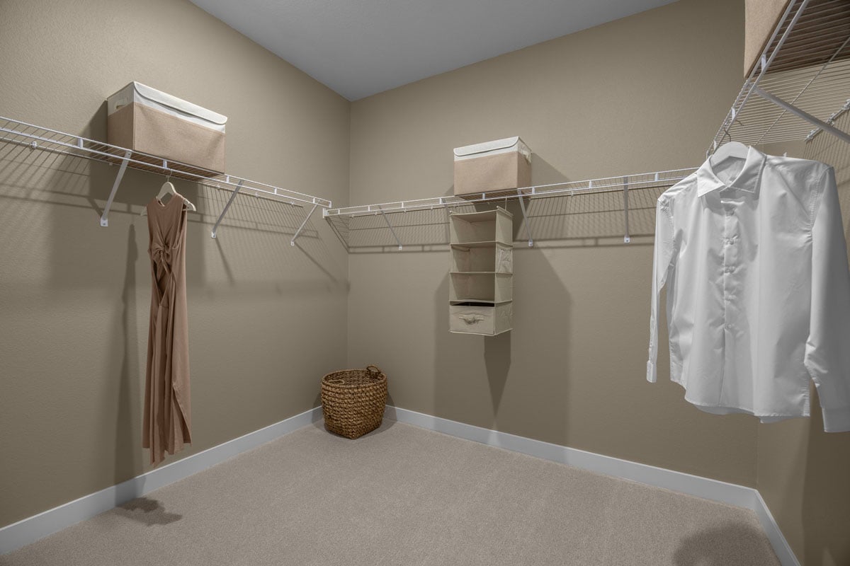 Primary walk-in closet