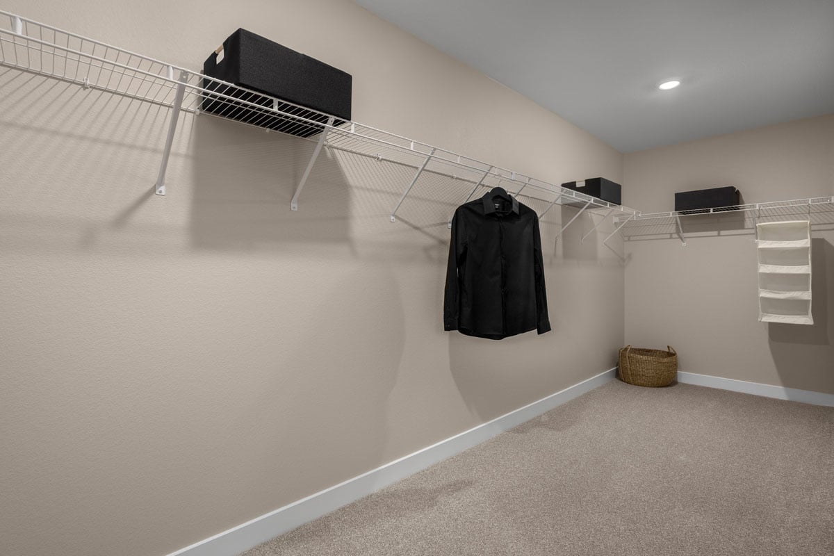 Primary walk-in closet