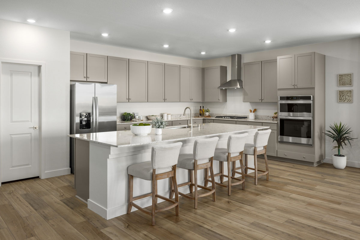 KB model home kitchen in Henderson, NV