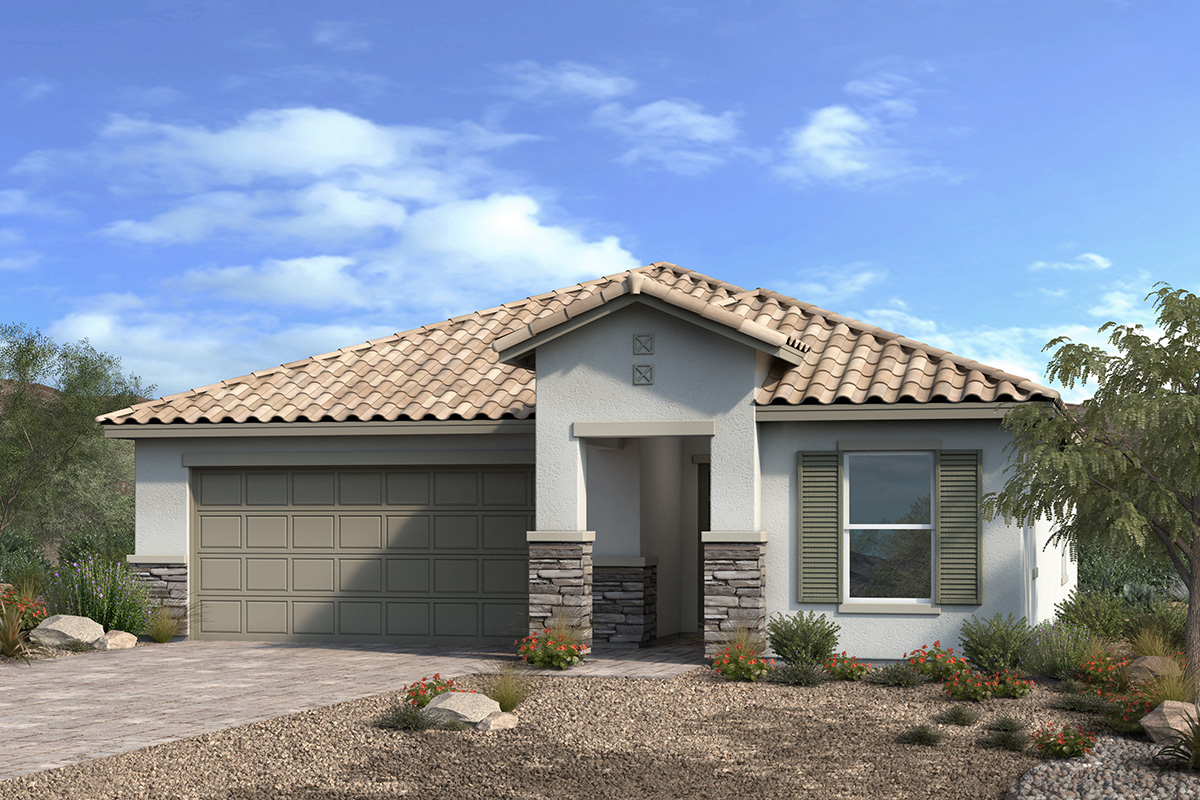 New Homes in Las Vegas, NV - Reserves at Saguaro Ranch Plan 1634 Elevation B