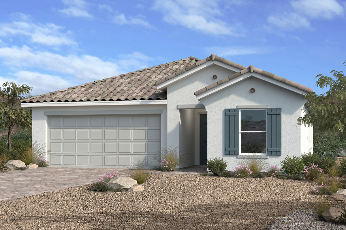 New Homes in Las Vegas, NV - Reserves at Saguaro Ranch Plan 1909 Elevation A