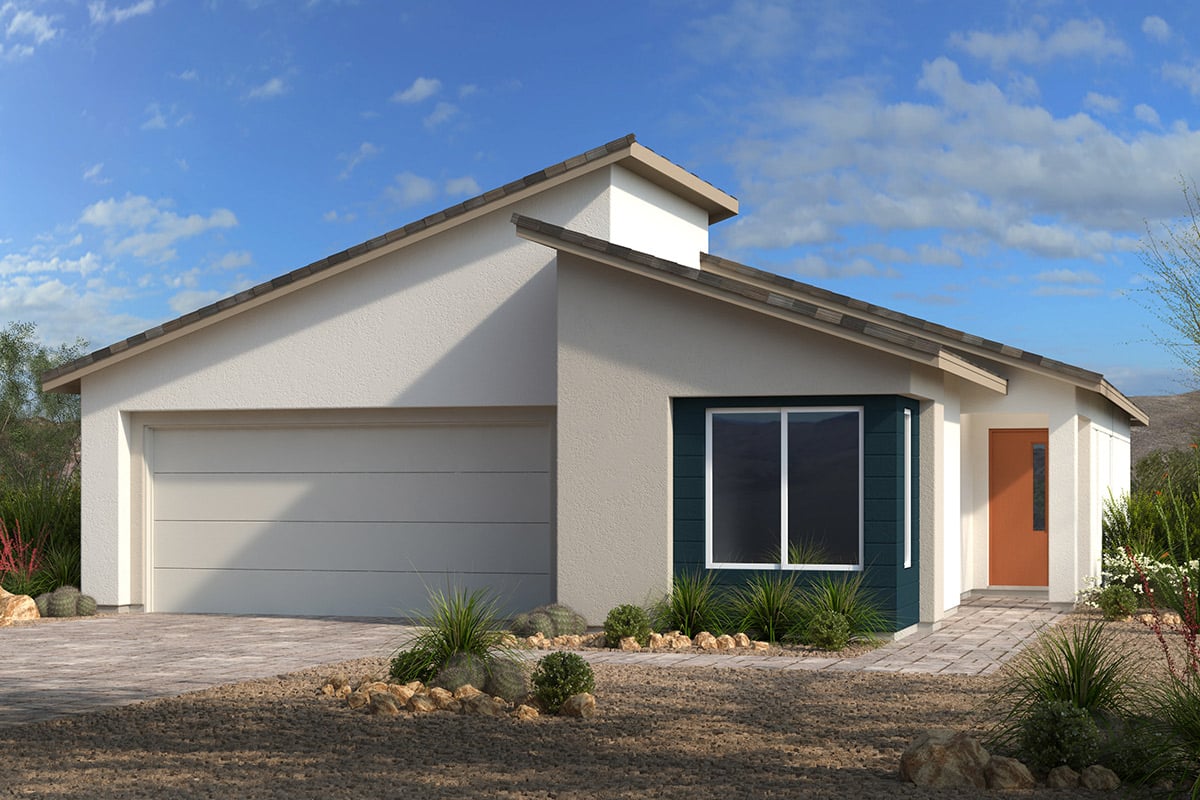 New Homes in Las Vegas, NV - Reserves at Talus at Kyle Canyon Plan 1550 Elevation A