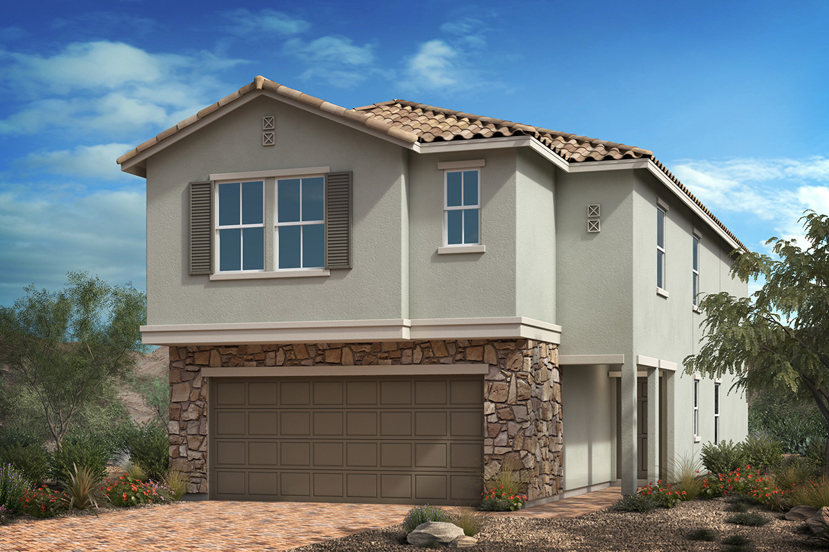 Exterior B with optional stone