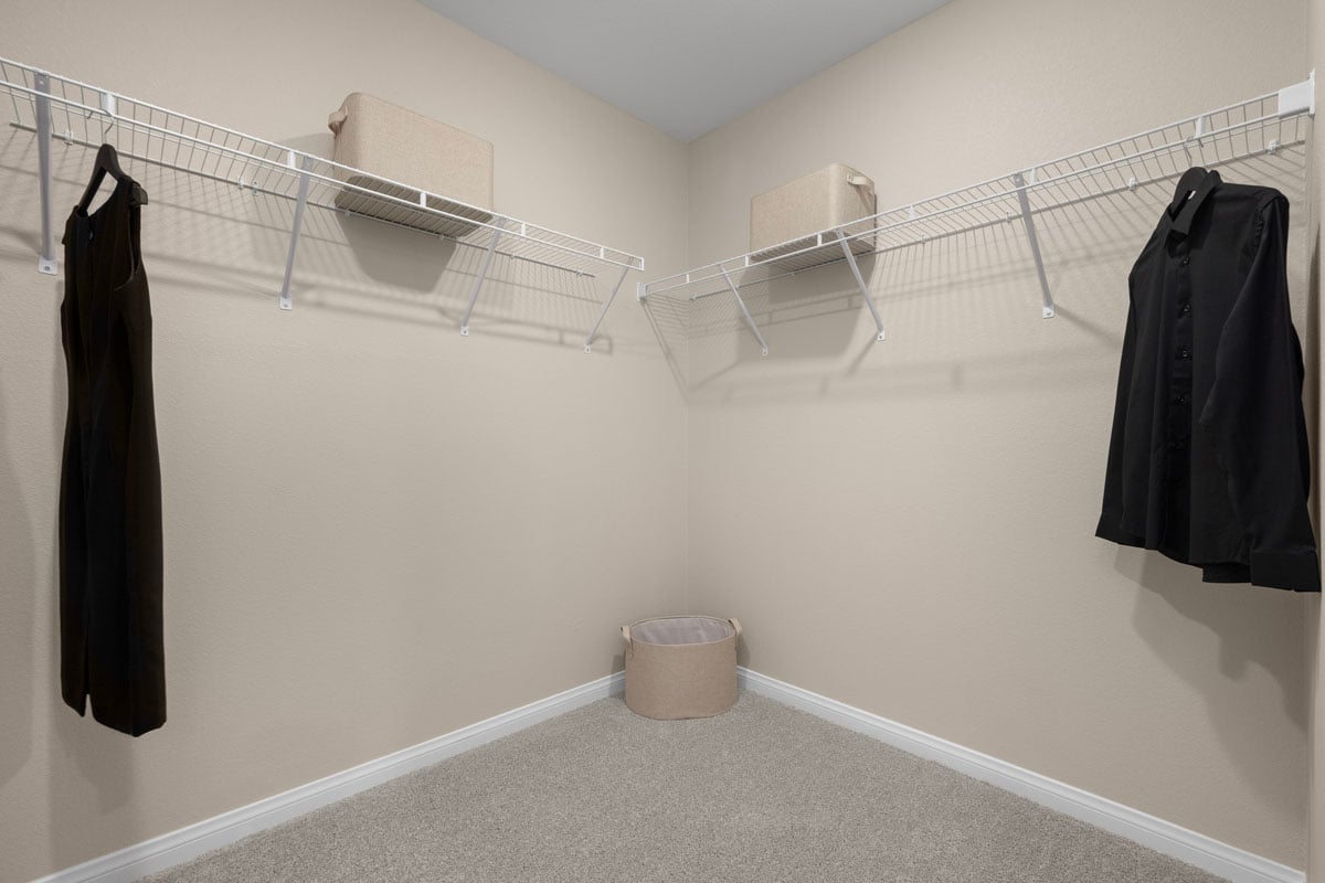 Primary walk-in closet