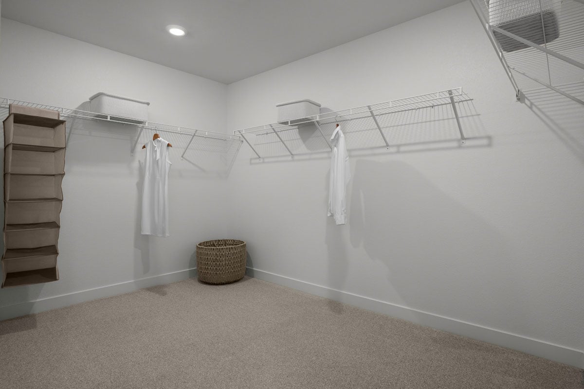Primary walk-in closet
