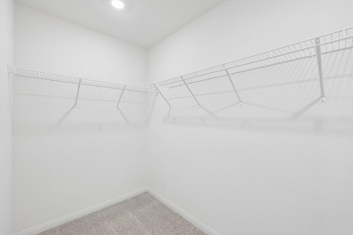 Primary walk-in closet
