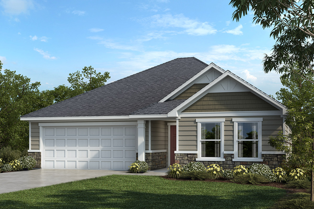 New Homes in N. Little Egypt Rd. and Aldwych Ln., NC - Plan 1582