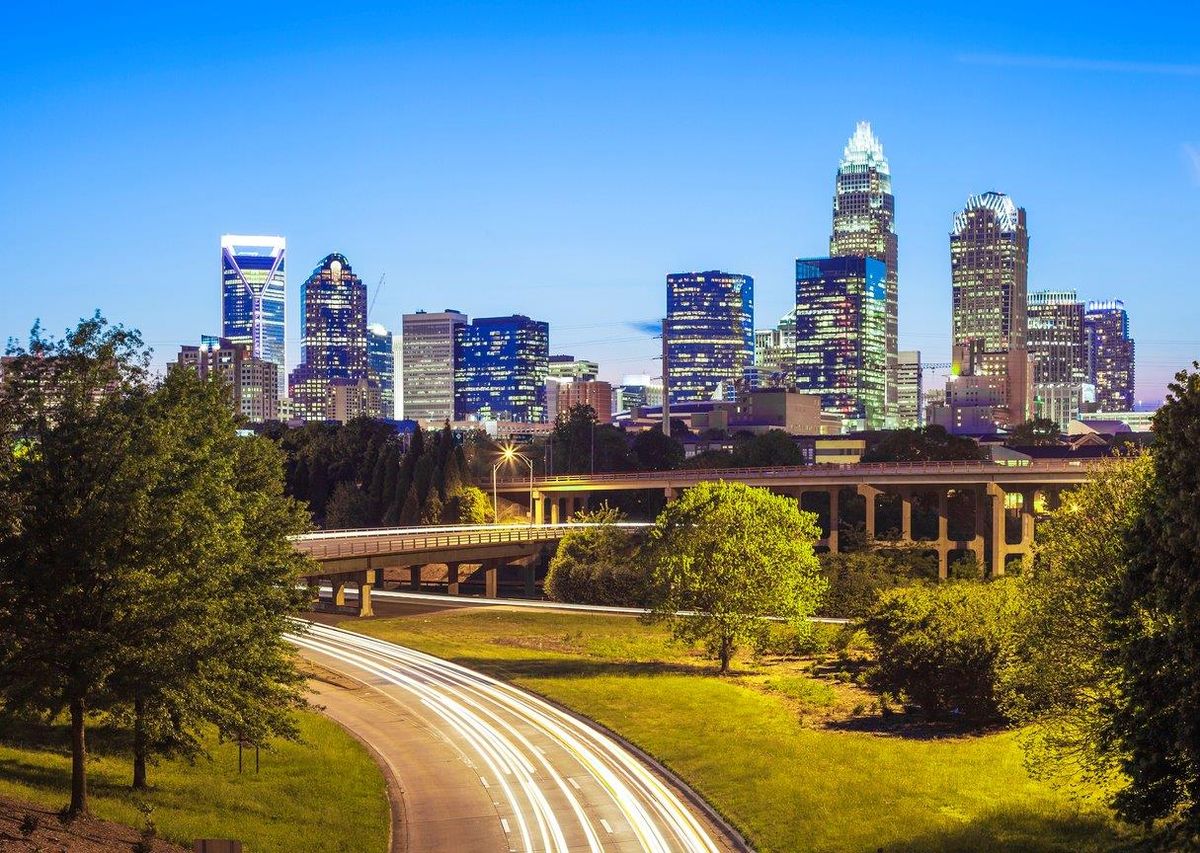 Uptown Charlotte Skyline