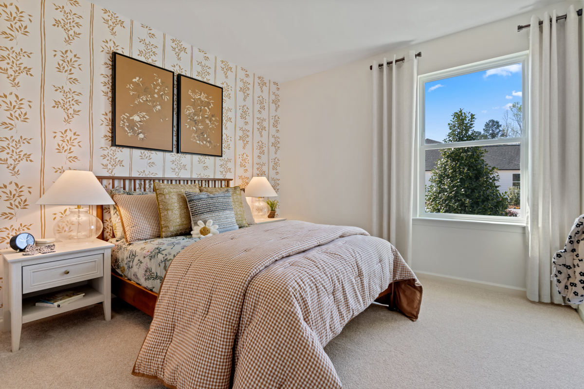 Expansive primary bedroom