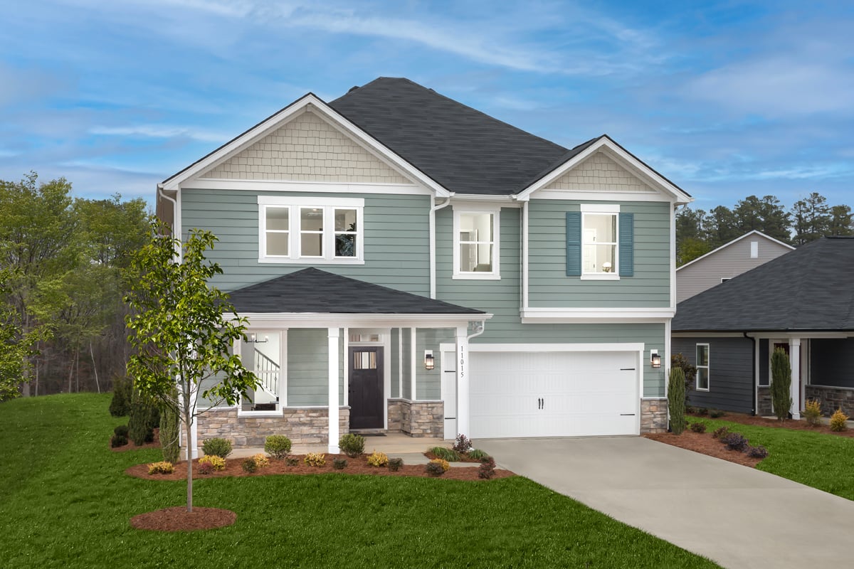 KB model home in Huntersville, NC