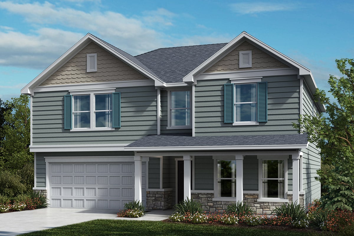 New Homes in Huntersville, NC - The Hills Elevation D 