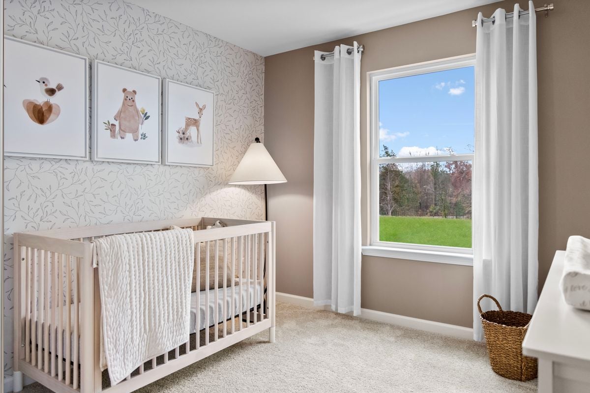 Spacious secondary bedrooms
