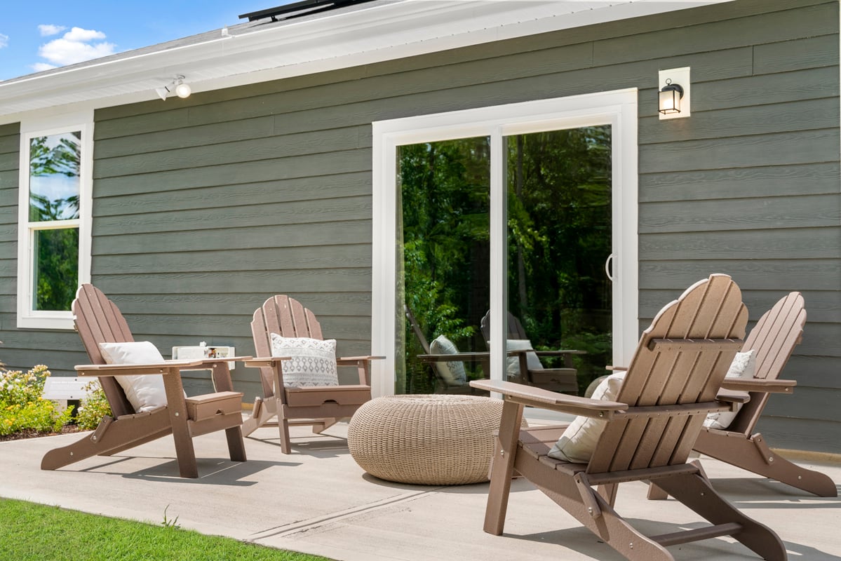 Covered patio