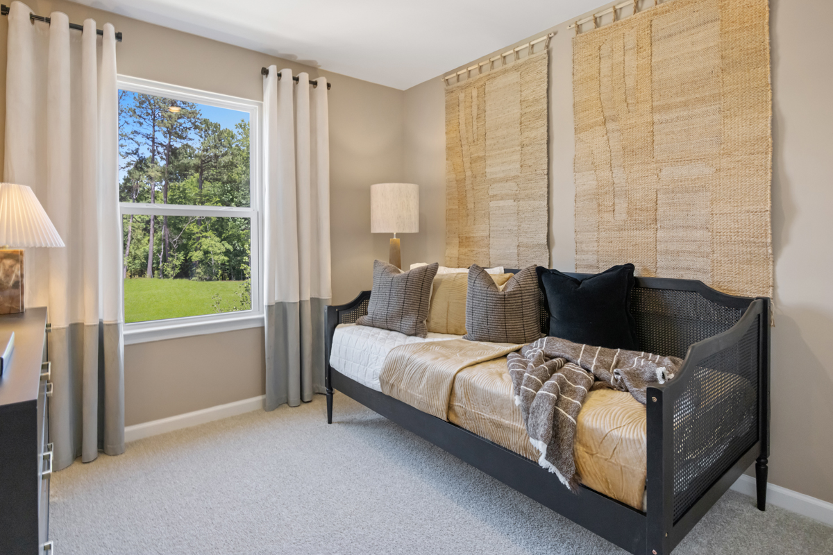 Spacious secondary bedrooms