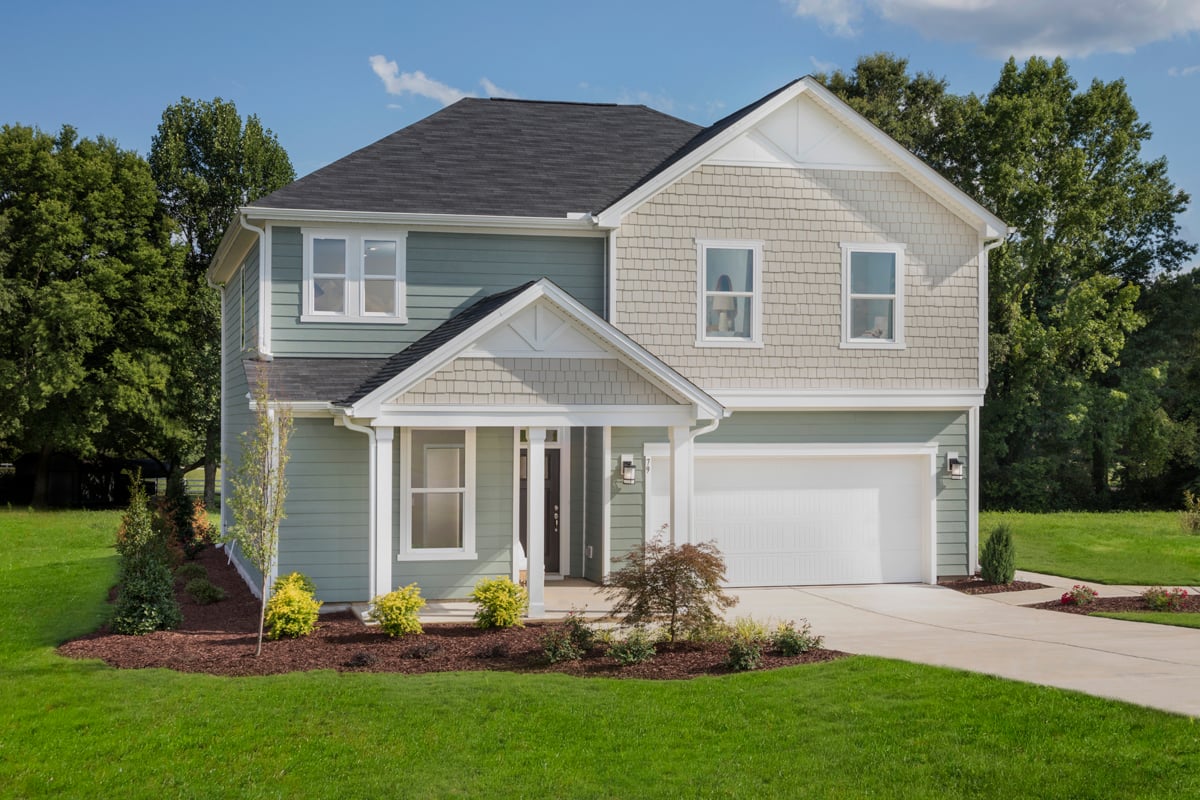 KB model home in Fuquay-Varina, NC