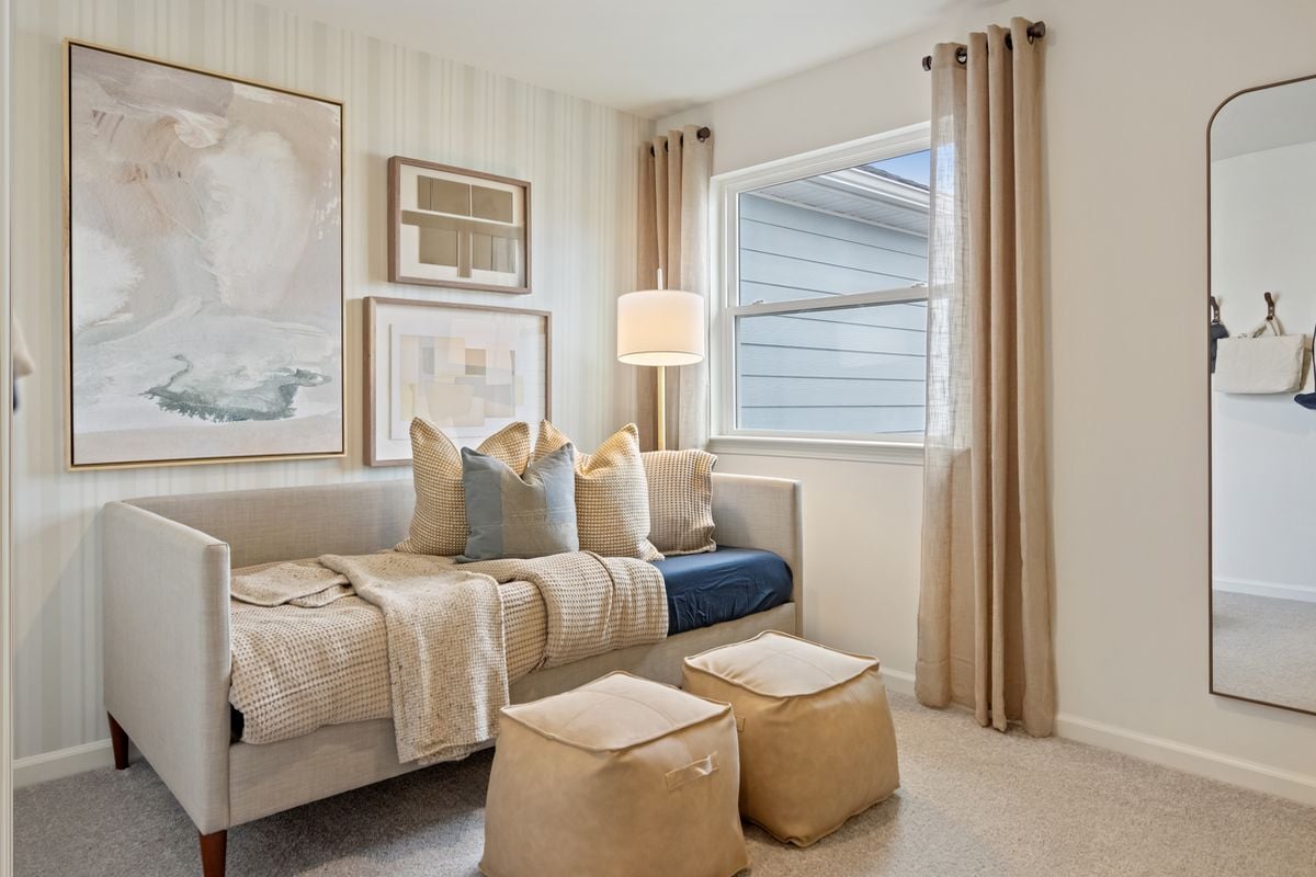 Spacious secondary bedrooms