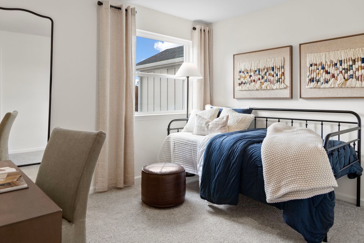 Spacious secondary bedrooms