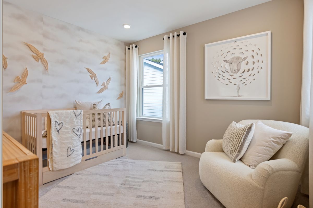 Spacious secondary bedrooms