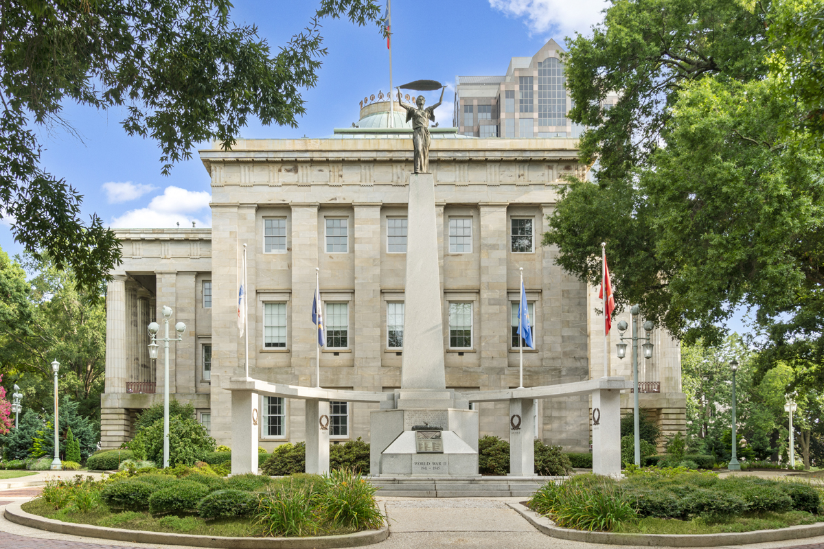 North Carolina State Capitol in Downtown Raleigh