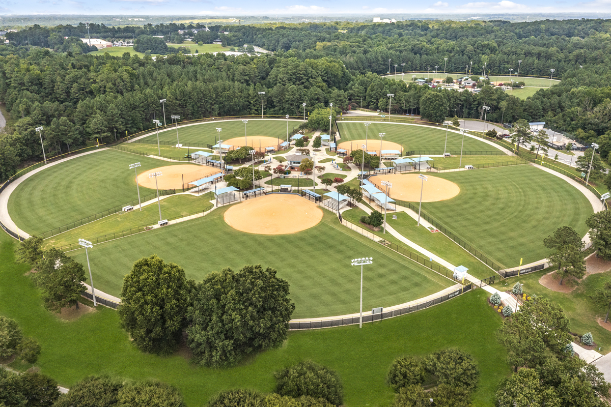 Short drive to Walnut Creek Sports Complex