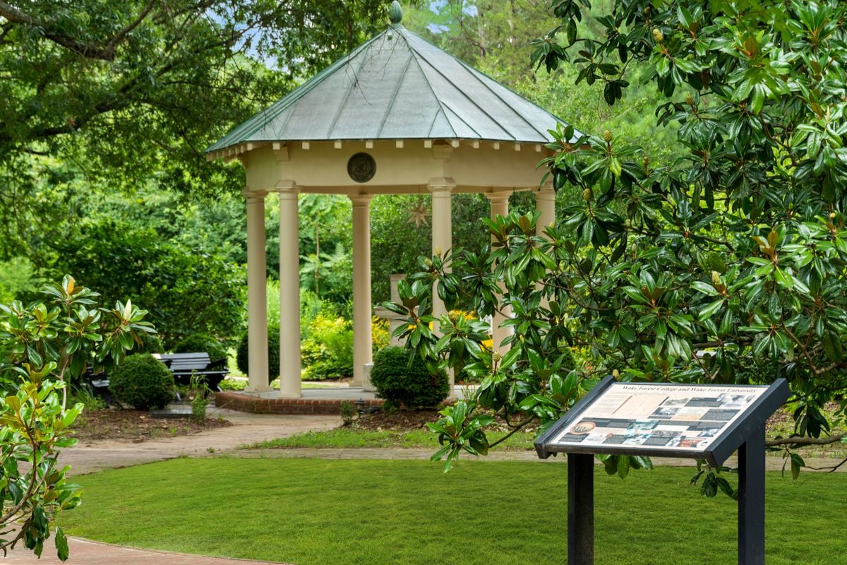 Short drive to Wake Forest Historic District