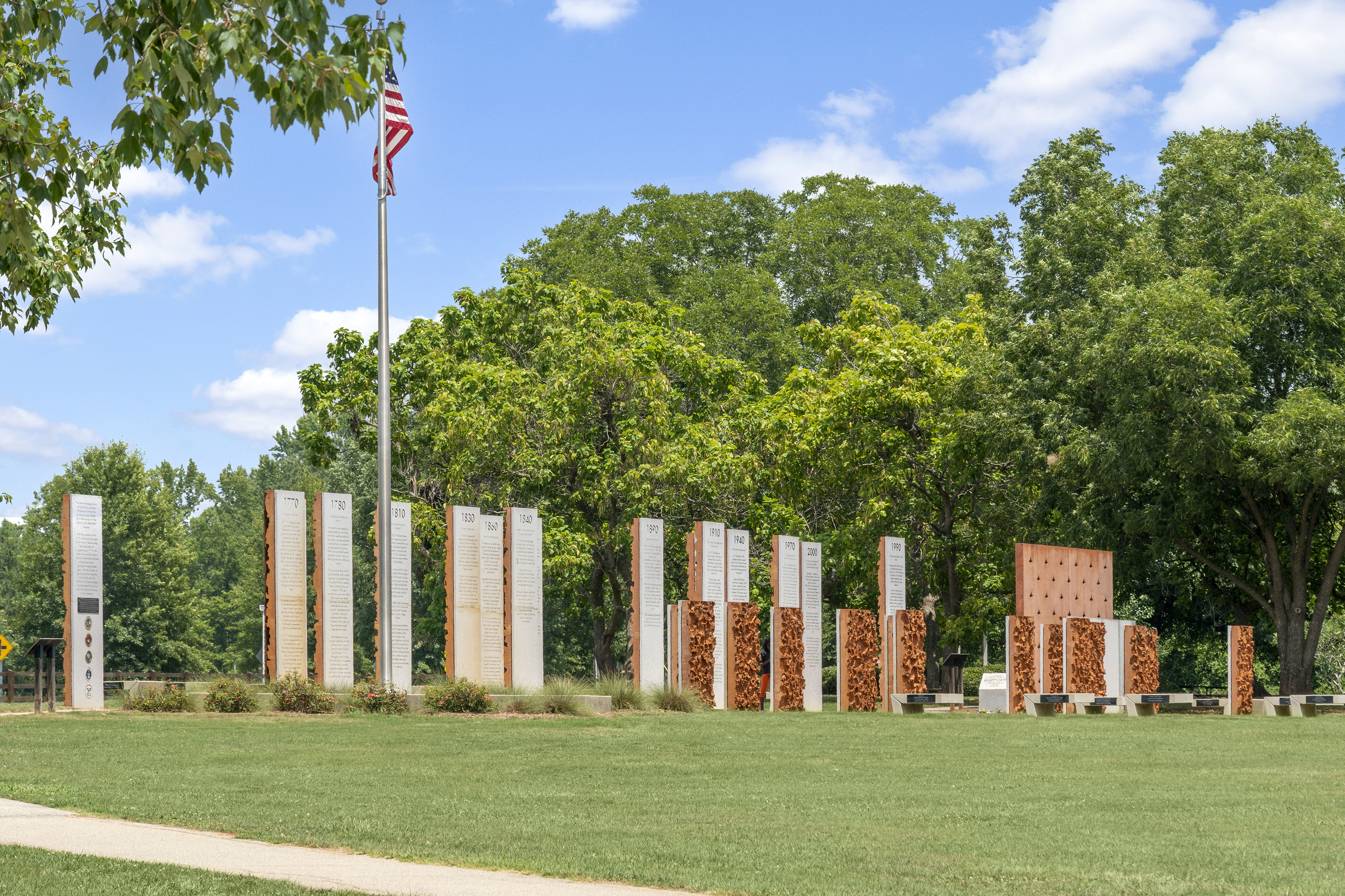 Short drive to Lake Benson Park