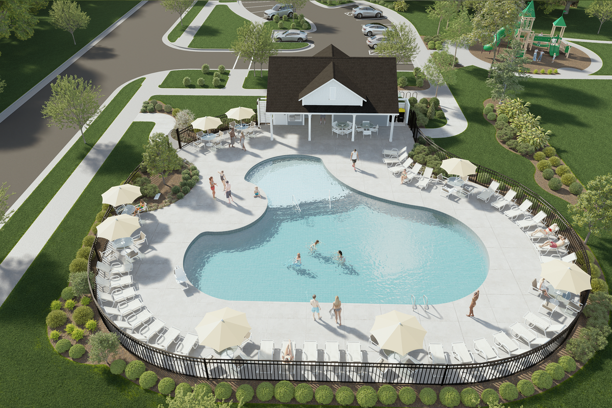 Future community pool and playground