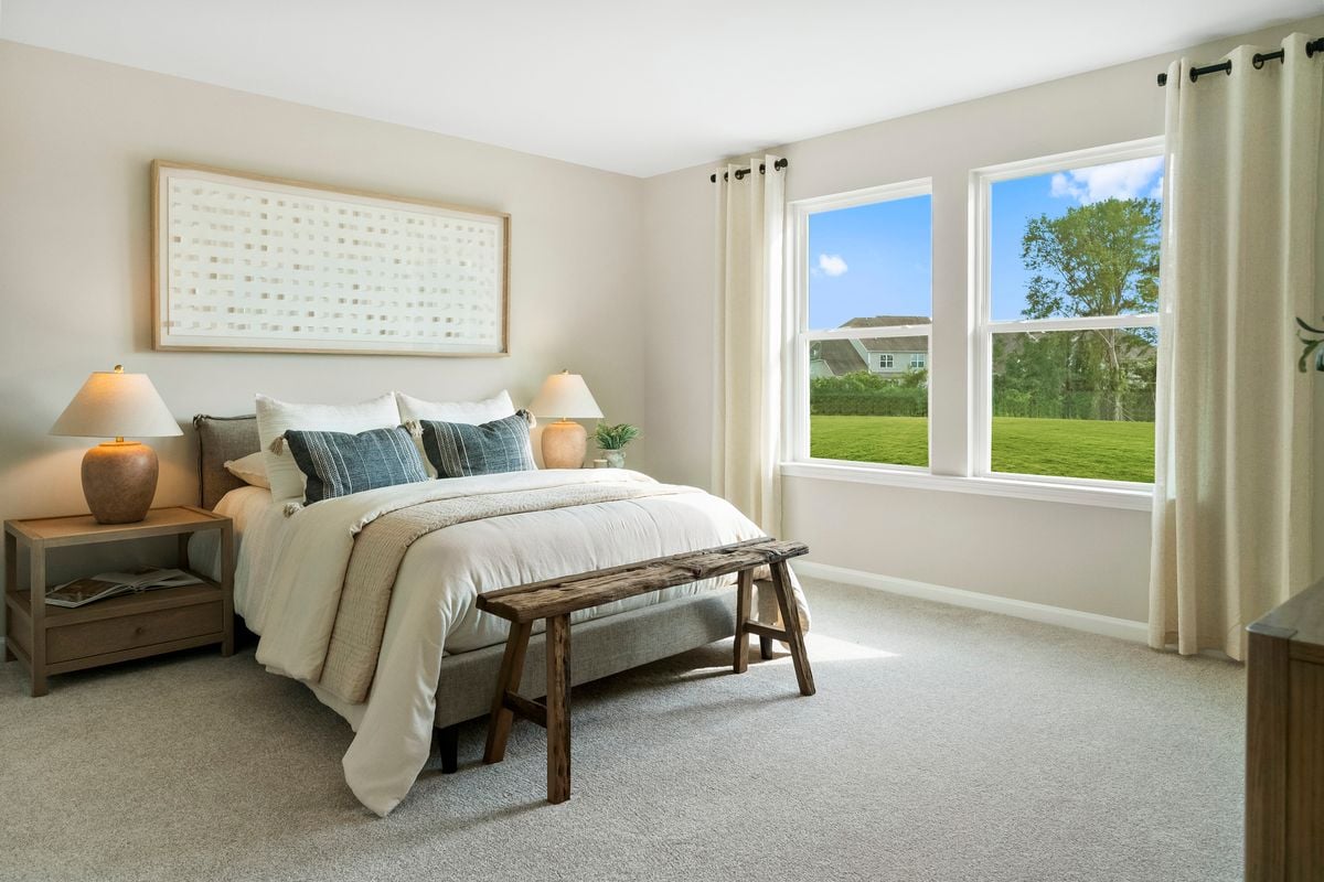 Spacious secondary bedrooms