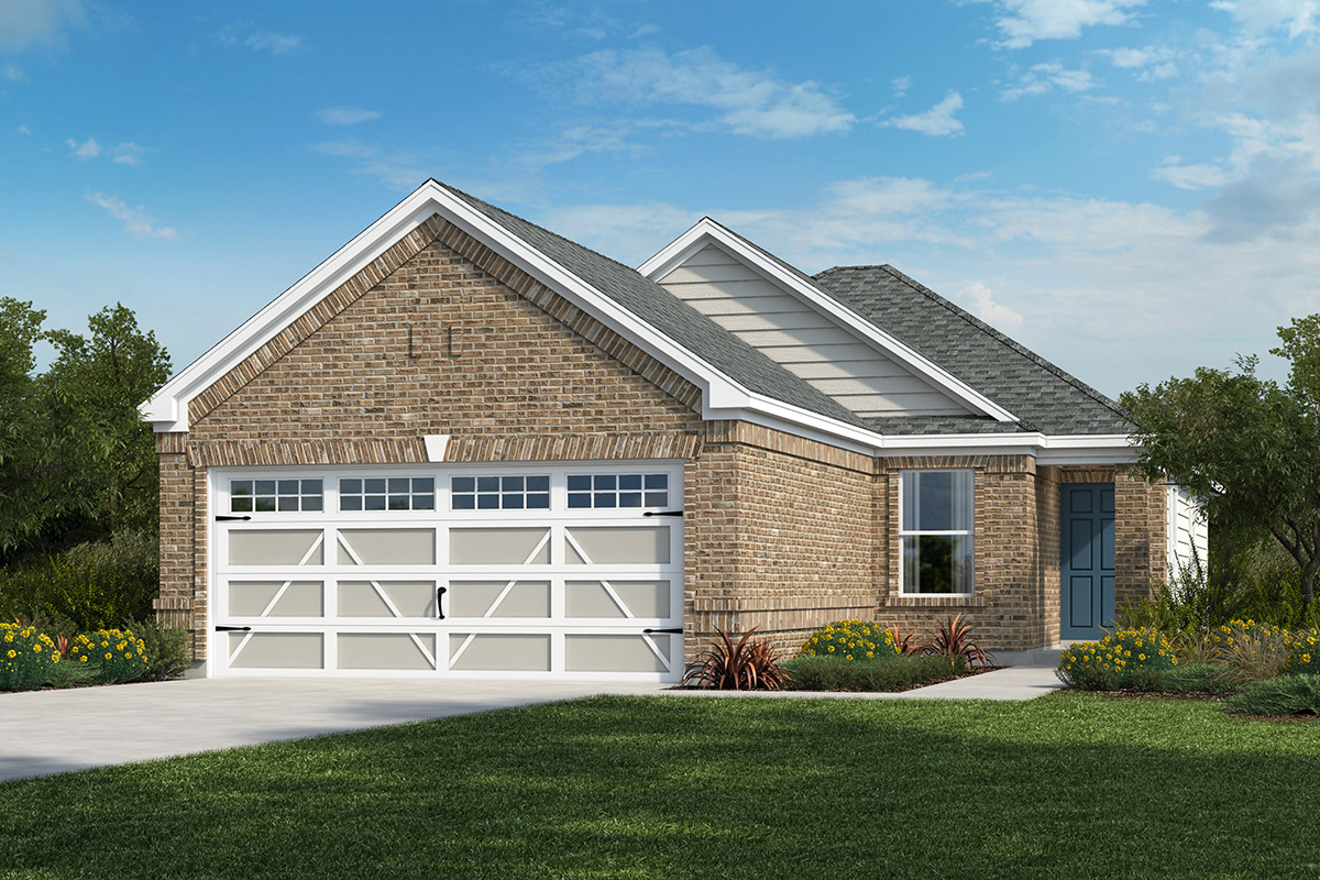 New Homes in Georgetown, TX - Berry Springs Plan 1315 Elevation C