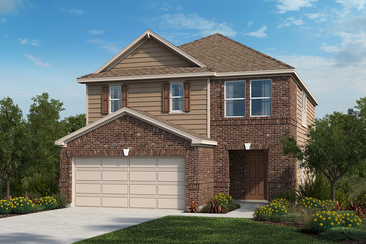 New Homes in Georgetown, TX - Berry Springs Plan 2070 Elevation C