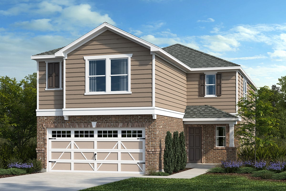 New Homes in Georgetown, TX - Berry Springs Plan 2458 Elevation B