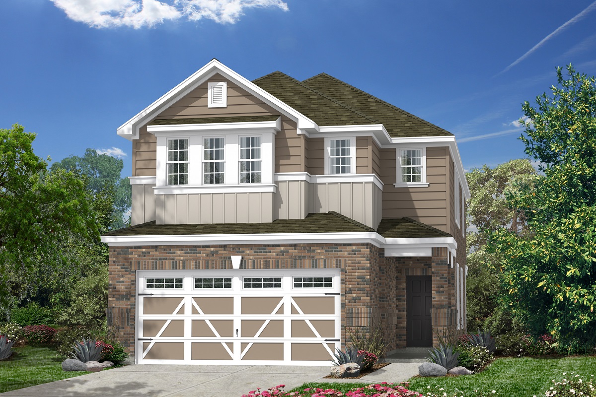 New Homes in Georgetown, TX - Berry Springs Plan 1987 Elevation A