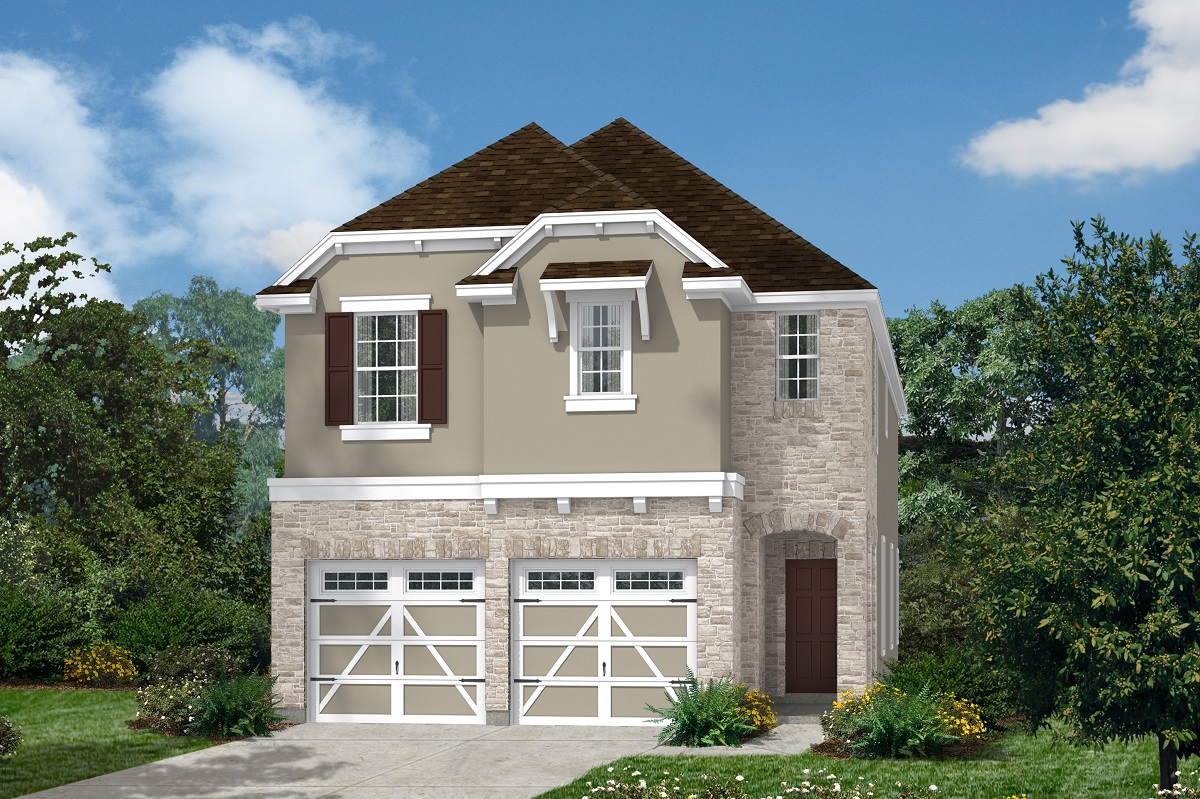New Homes in Georgetown, TX - Berry Springs Plan 2191 Elevation B