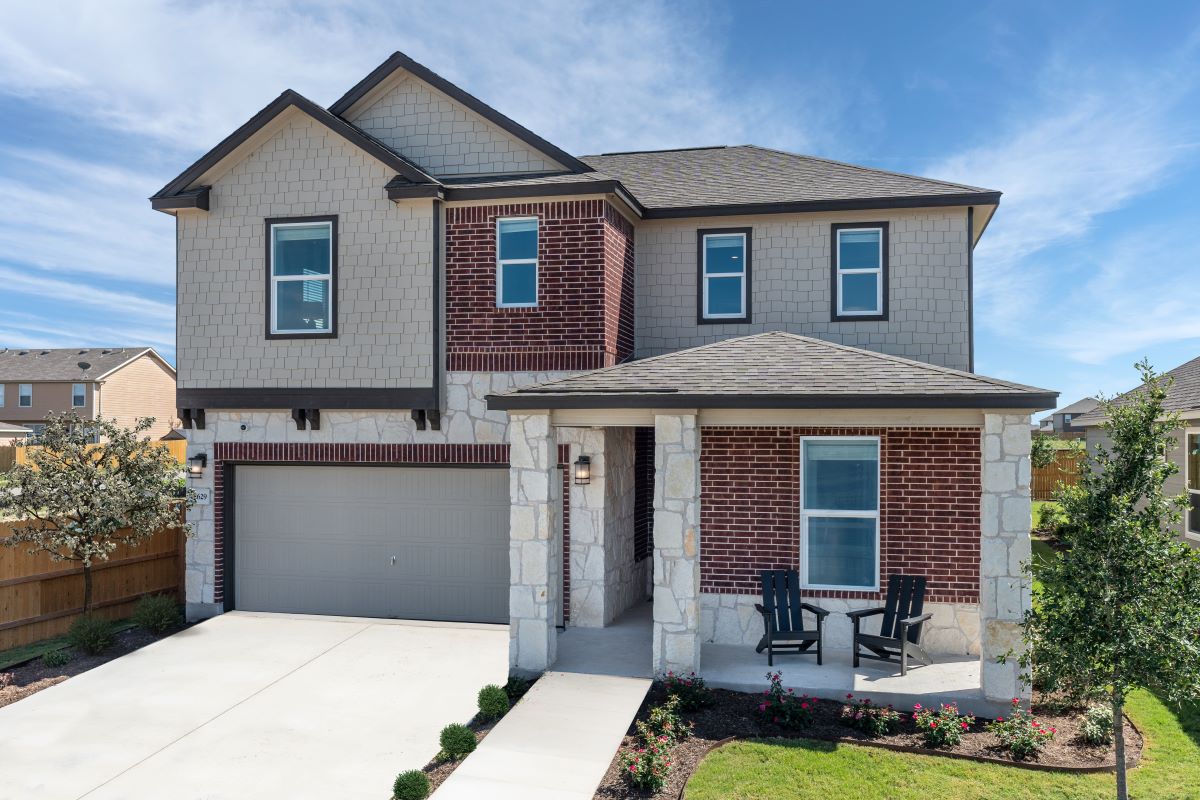 New Homes in Lockhart, TX - Centerpoint Meadows Plan 2411