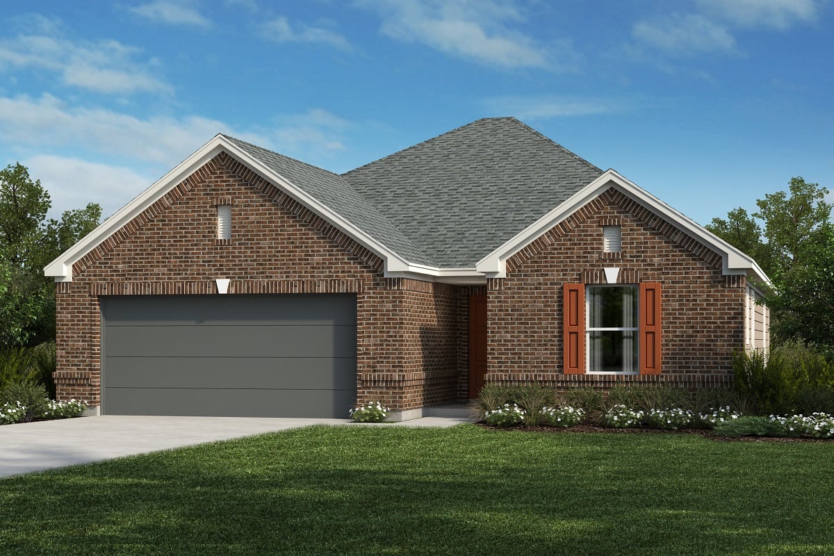 New Homes in Manor, TX - EastVillage - Classic Collection Plan 1675 Elevation A