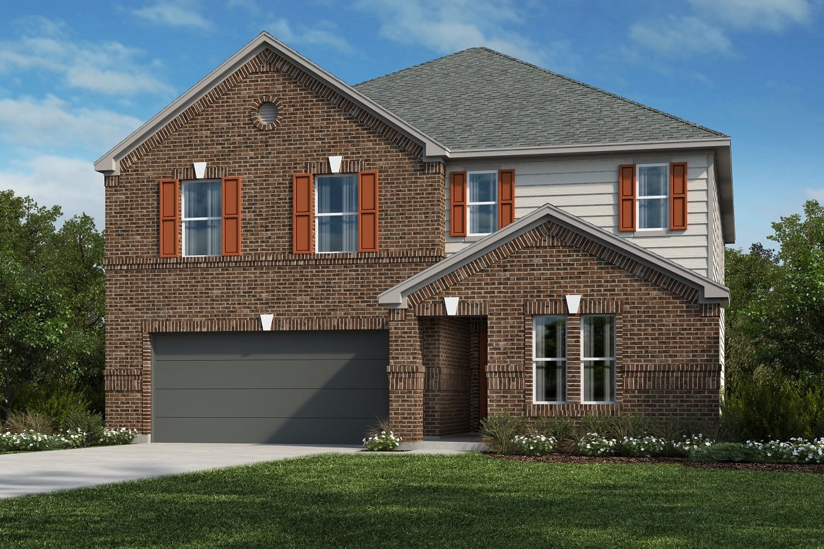 New Homes in Manor, TX - EastVillage - Classic Collection Plan 3475 Elevation A