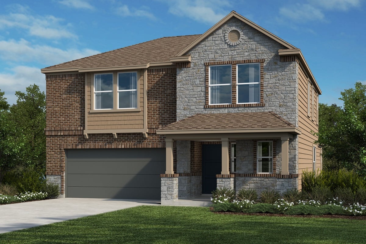 New Homes in Manor, TX - EastVillage - Heritage Collection Plan 2412 Elevation D