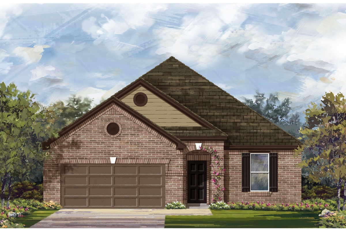 New Homes in 18625 Golden Eagle Way, TX - Plan 1965