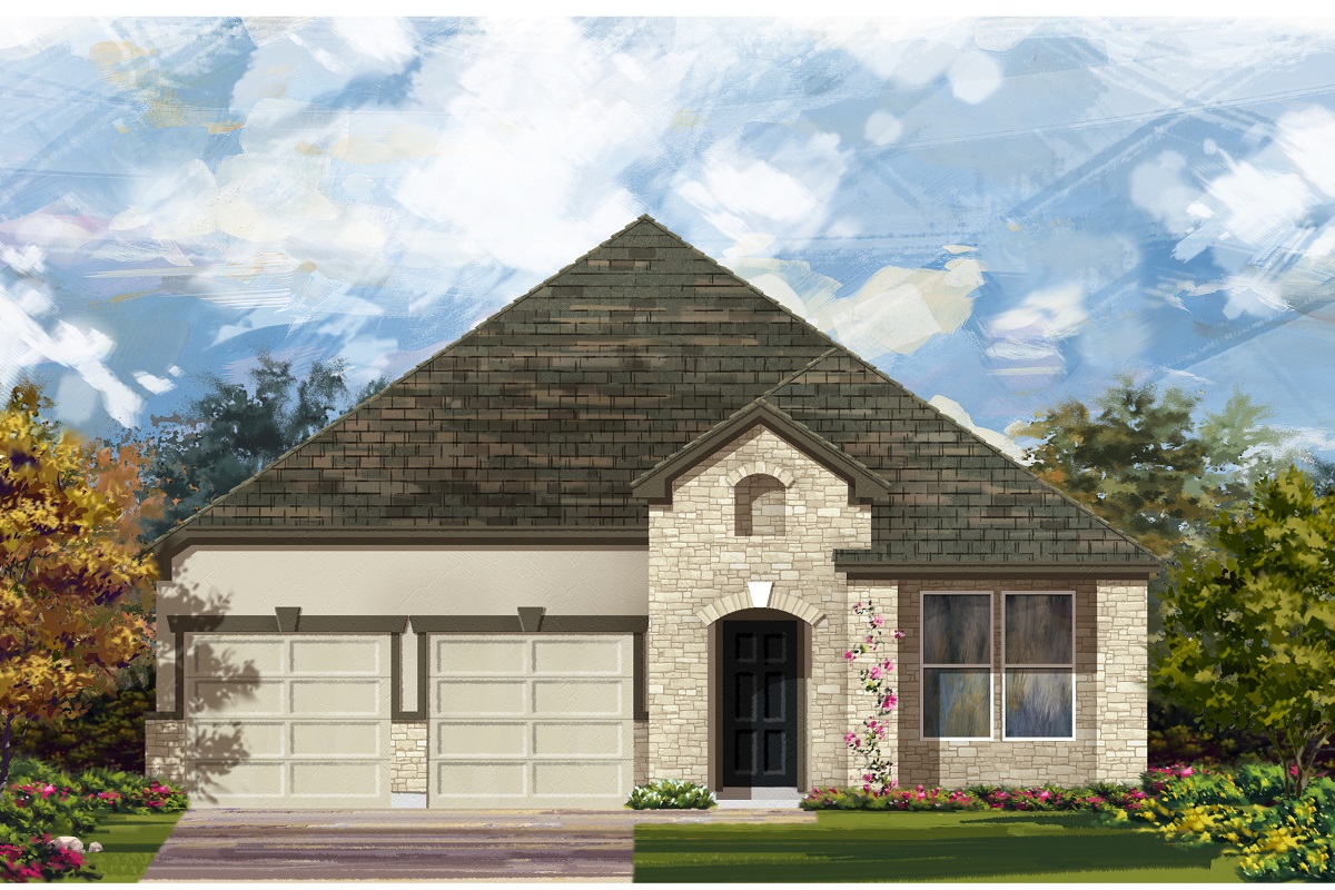 New Homes in Austin, TX - McKinney Crossing Elevation D