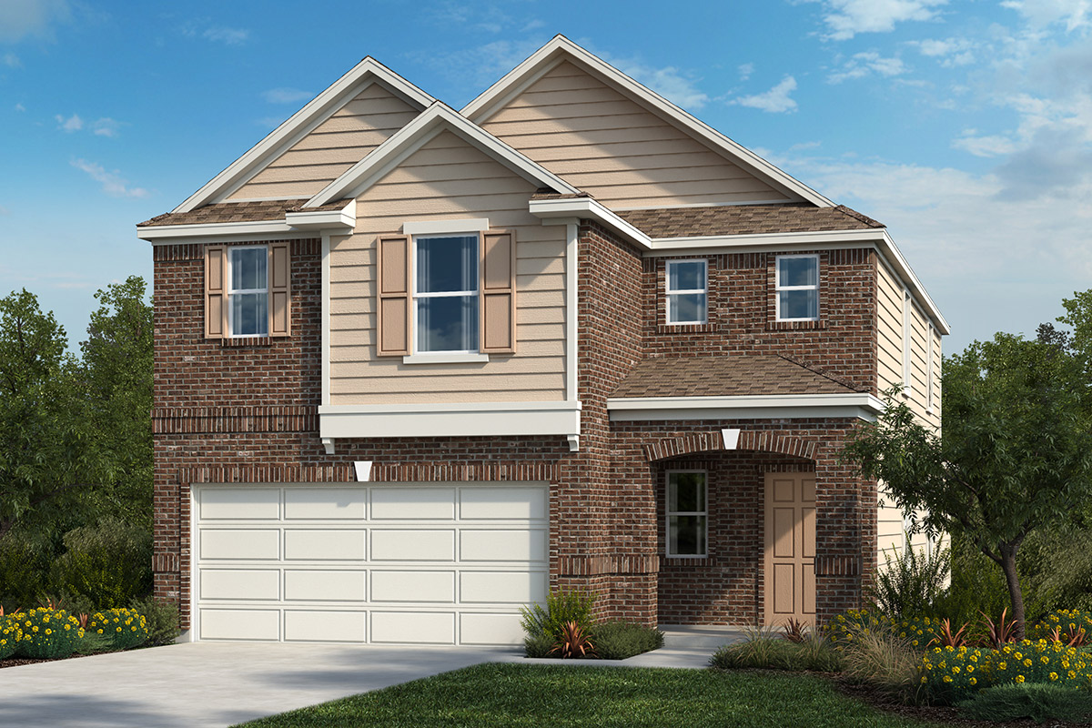 New Homes in Manor, TX - Presidential Meadows Plan 2527 Elevation C