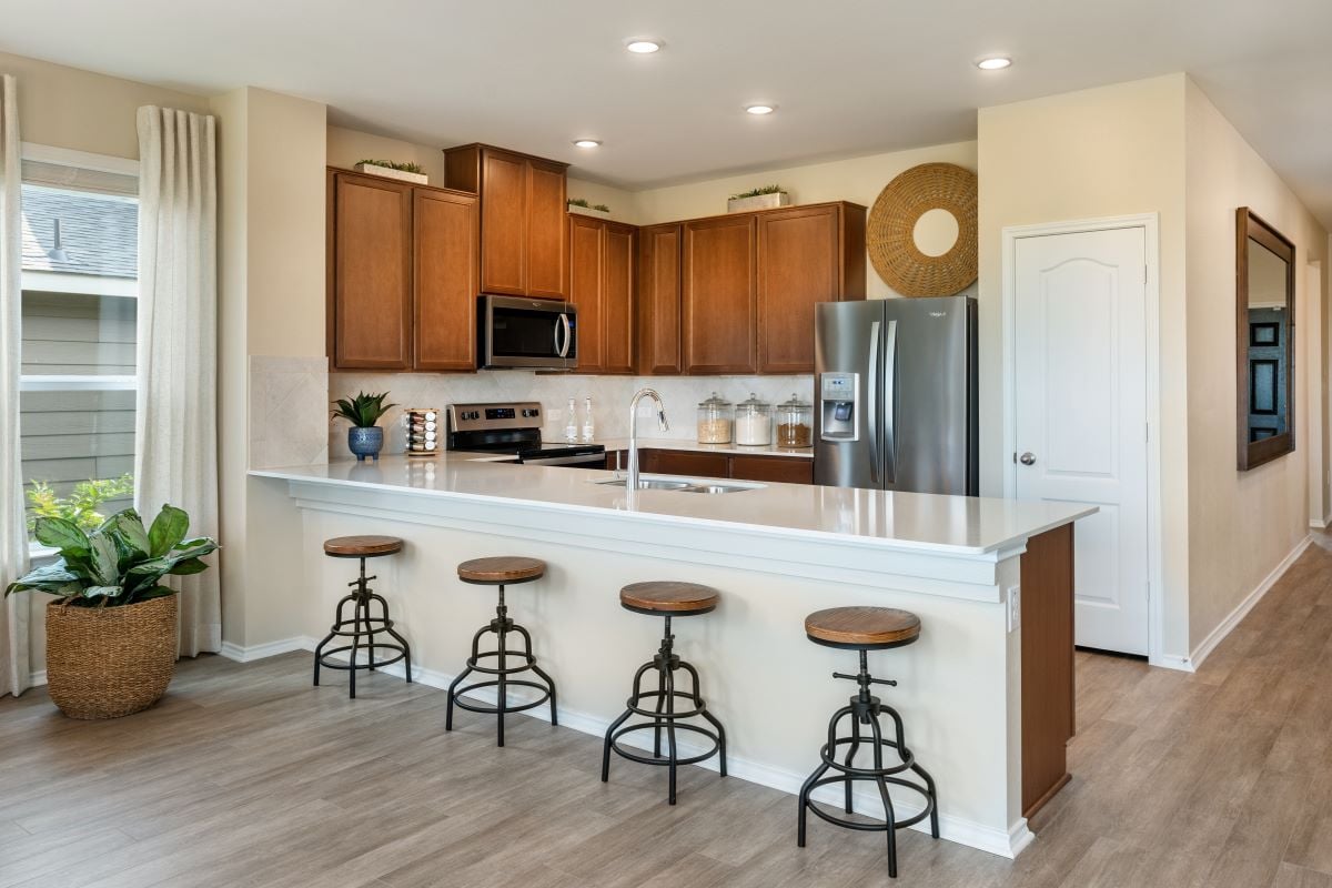 New Homes in Austin, TX - Scenic Pass Plan 1675 Kitchen 