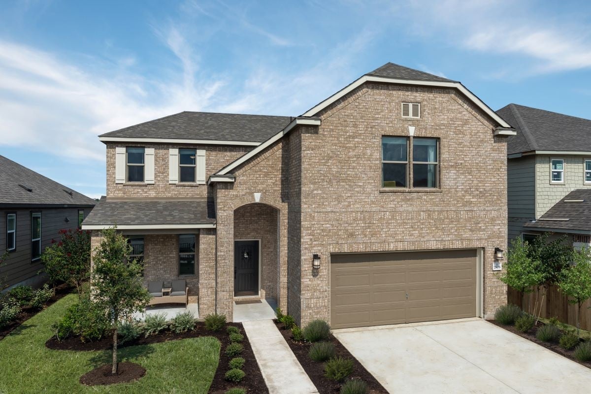 New Homes in Belton, TX - West Canyon Trails Plan 2502 as modeled at McKinney Crossing