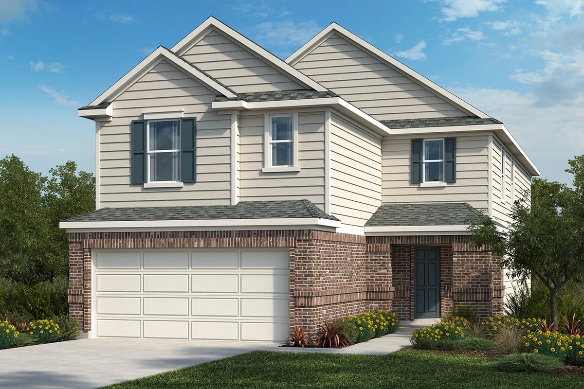 New Homes in Manor, TX - Presidential Meadows Plan 2708 Elevation C