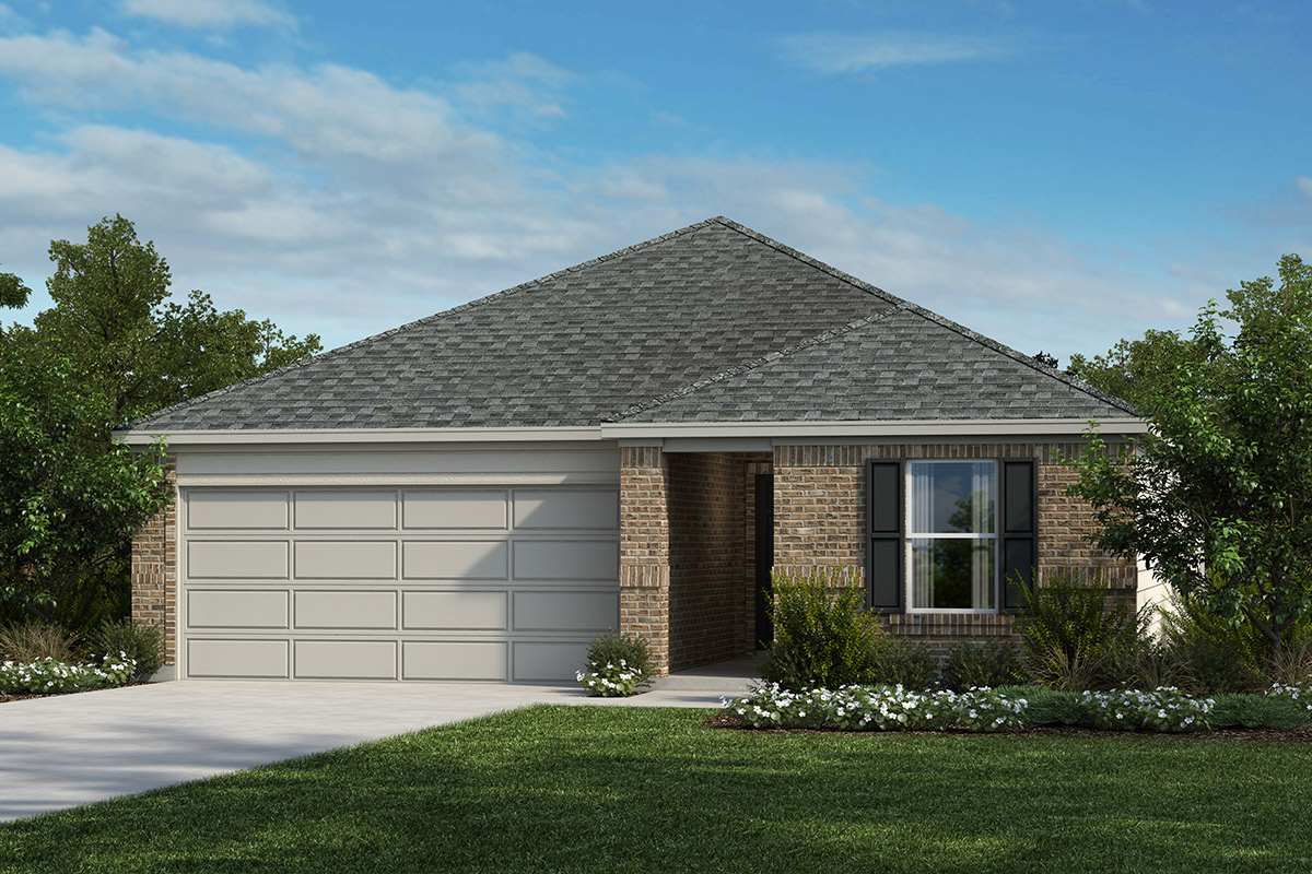 New Homes in Jarrell, TX - Sonterra - Cool Water Plan 1888 Elevation A