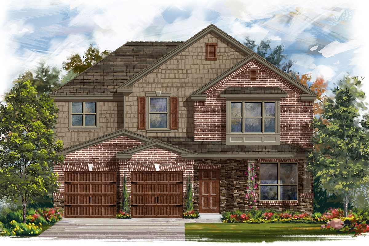 New Homes in Round Rock, TX - Salerno - Classic Collection Plan 2797 Elevation C