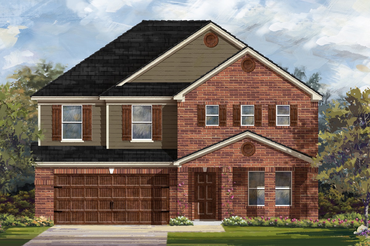 New Homes in Round Rock, TX - Salerno - Classic Collection Plan 2881 Elevation B